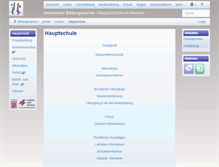 Tablet Screenshot of hauptschule.bildung.hessen.de