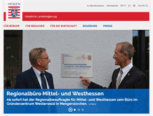 Tablet Screenshot of hessen.de