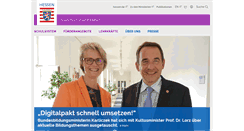 Desktop Screenshot of kultusministerium.hessen.de