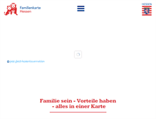 Tablet Screenshot of familienkarte.hessen.de