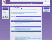 Tablet Screenshot of berufliche.bildung.hessen.de