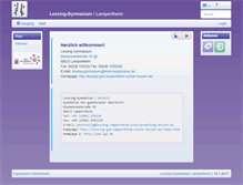 Tablet Screenshot of lessing-gym.lampertheim.schule.hessen.de