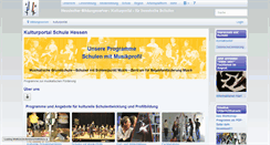 Desktop Screenshot of kultur.bildung.hessen.de