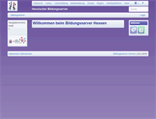 Tablet Screenshot of portal.bildung.hessen.de